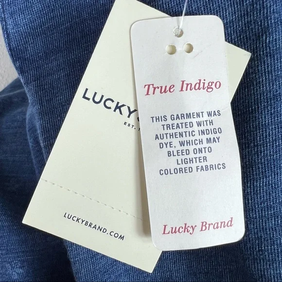 LUCKY BRAND | True Indigo Blue T-Shirt - Picture 10 of 10